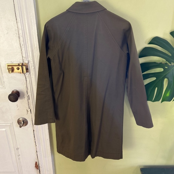 Everlane The Mac Coat Green Base - Size 0 - Picture 5 of 12